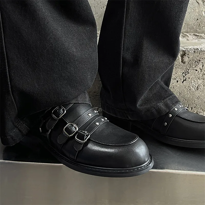 V ZERO FIVE Loafers Unisex Black-3