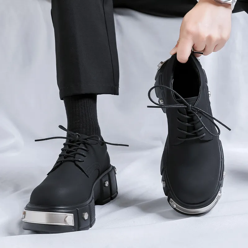 V ZERO FIVE Big Head Shoes Casual Shoes Men's Black-1