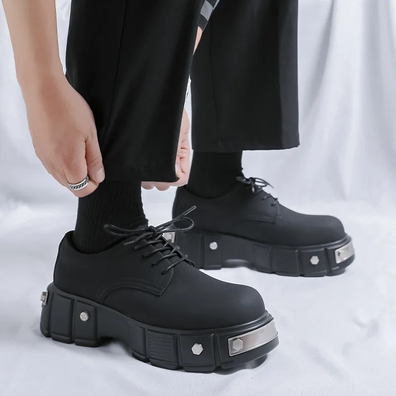 V ZERO FIVE Big Head Shoes Casual Shoes Men's Black-3
