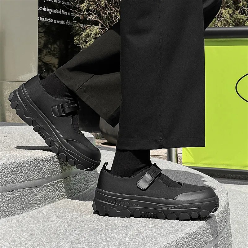 V ZERO FIVE Abrasion Resistant Height Increasing Low Top Casual Shoes Men's-5