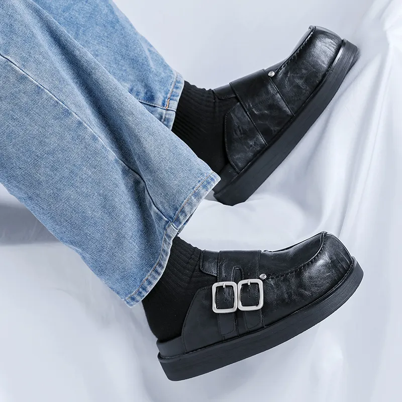 V ZERO FIVE Rubber Sole Quiet Closed Toe Slippers Unisex Black-4