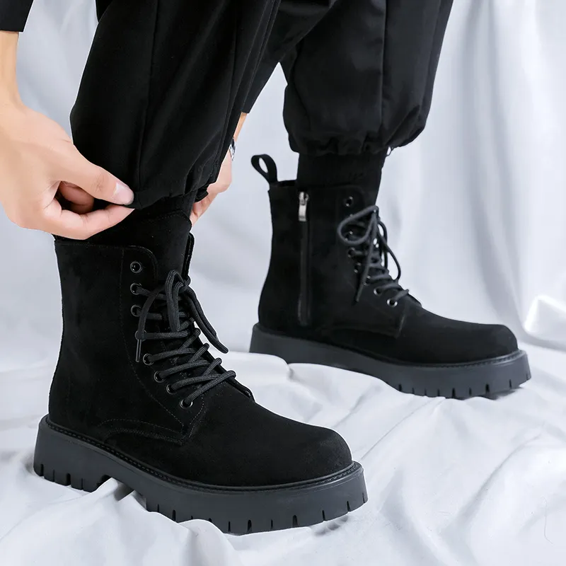 V ZERO FIVE Short Martin Boot 3.5CM Men's-5