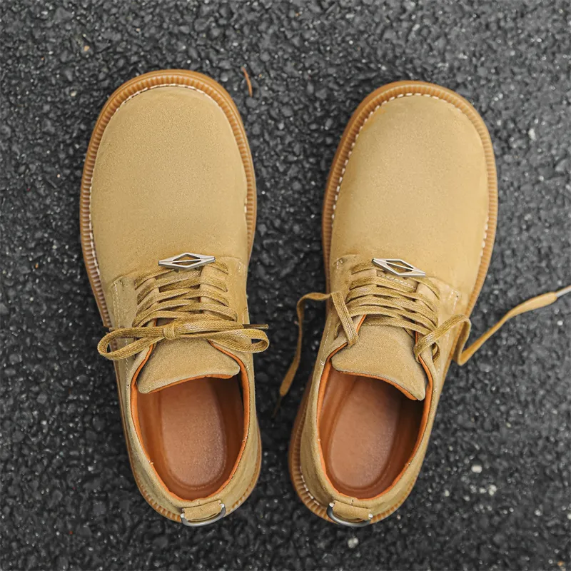 V ZERO FIVE Low Top Casual Shoes Unisex Yellow-7