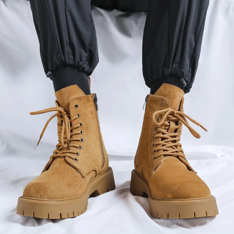 V ZERO FIVE Short Martin Boot 3.5CM Men's-8