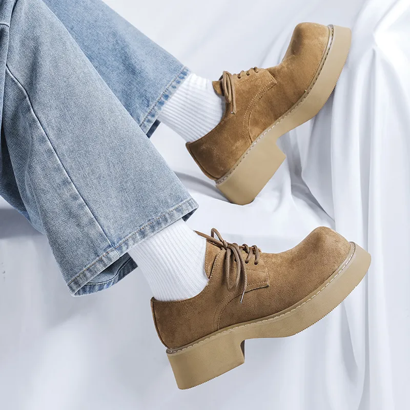 V ZERO FIVE Wear-Resistant Height Increasing Low-Top Casual Shoes Unisex-24
