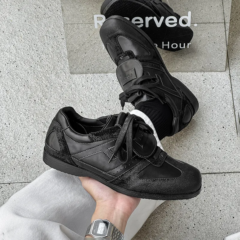 V ZERO FIVE Commute Shoes Abrasion Resistant Shock Absorbers Low Top Casual Shoes Unisex Black Fashion Trend-2