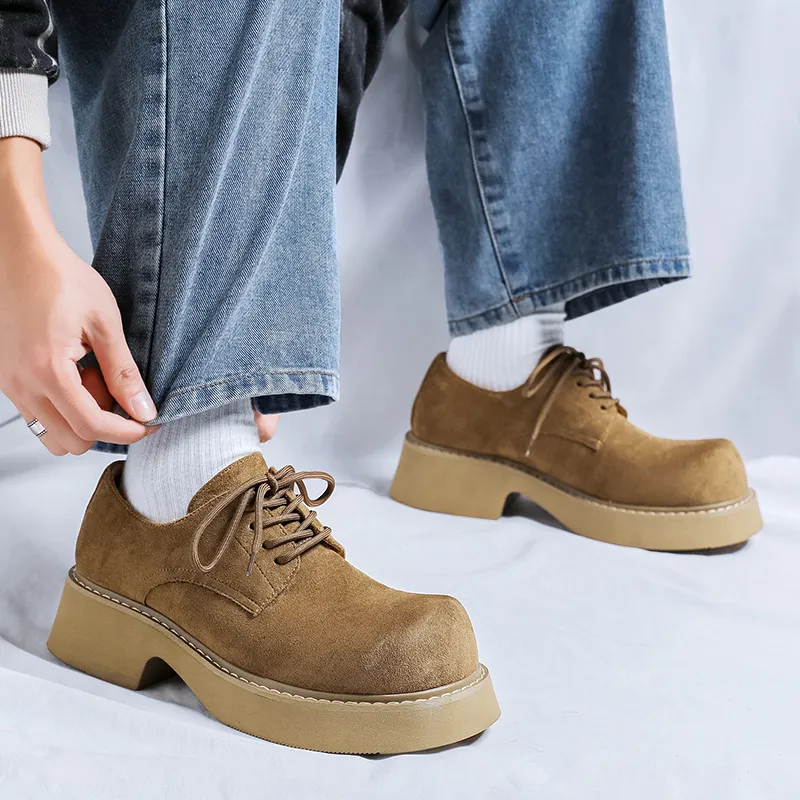 V ZERO FIVE Wear-Resistant Height Increasing Low-Top Casual Shoes Unisex-25
