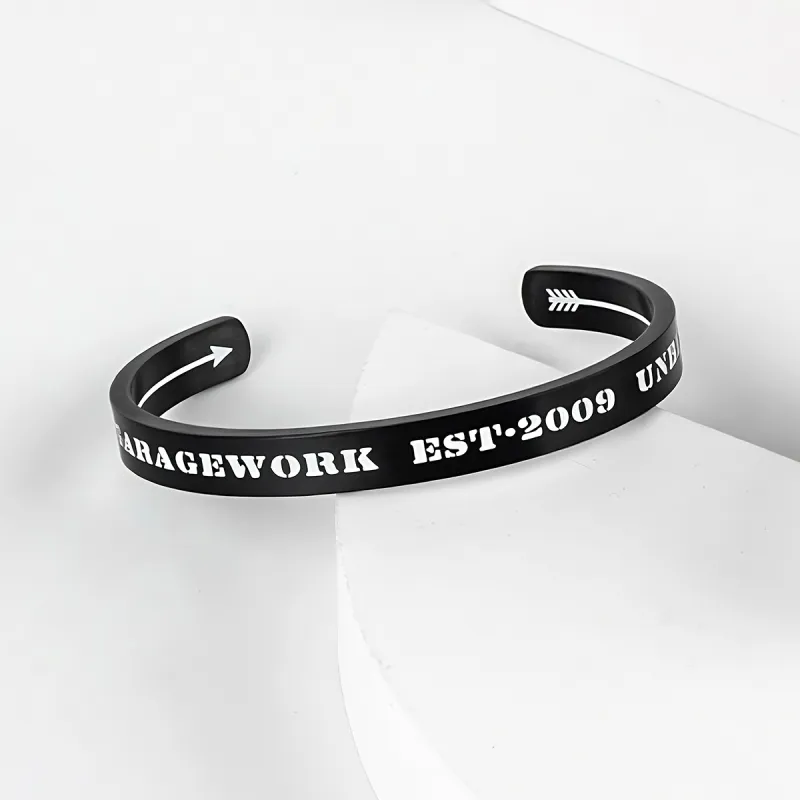 ACROWM Titanium Steel Bangles Unisex-7