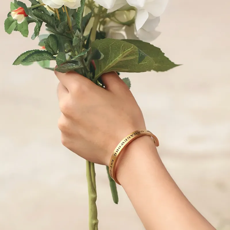 ACROWM Titanium Steel Bangles Unisex-13