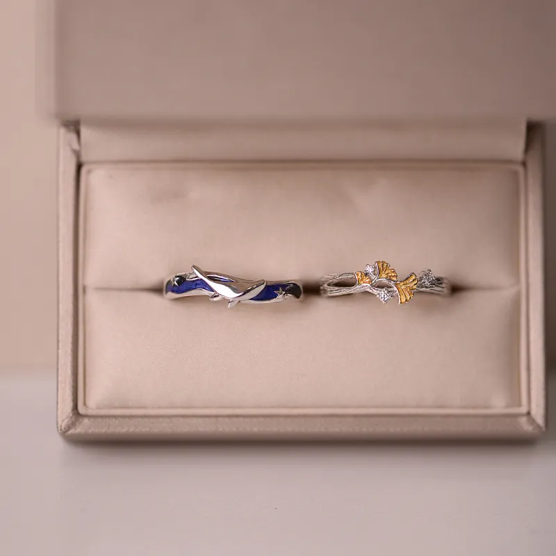 ACROWM S925 Silver Rings Unisex-7
