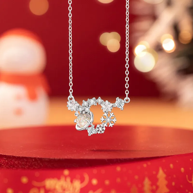 ACROWM S925 Silver Necklaces Women's-1