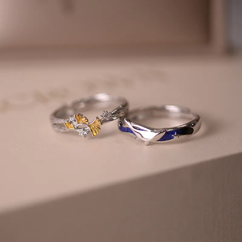 ACROWM S925 Silver Rings Unisex-9