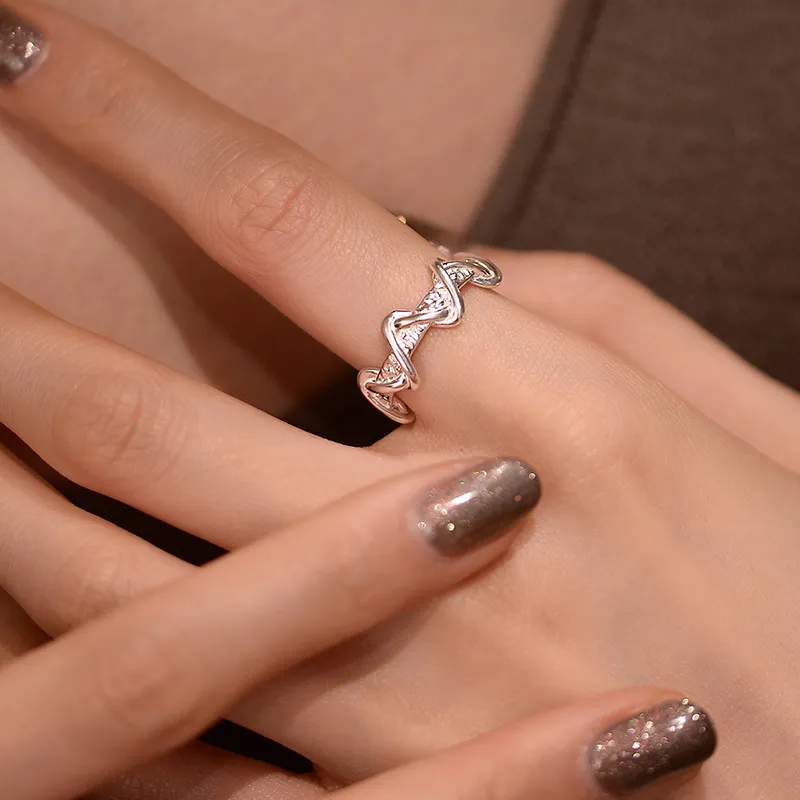 ACROWM S925 Silver Rings Unisex-4