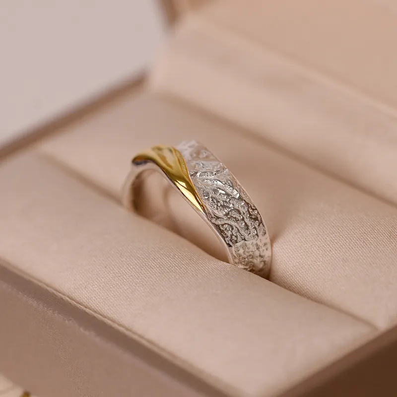 ACROWM S925 Silver Rings Unisex-2