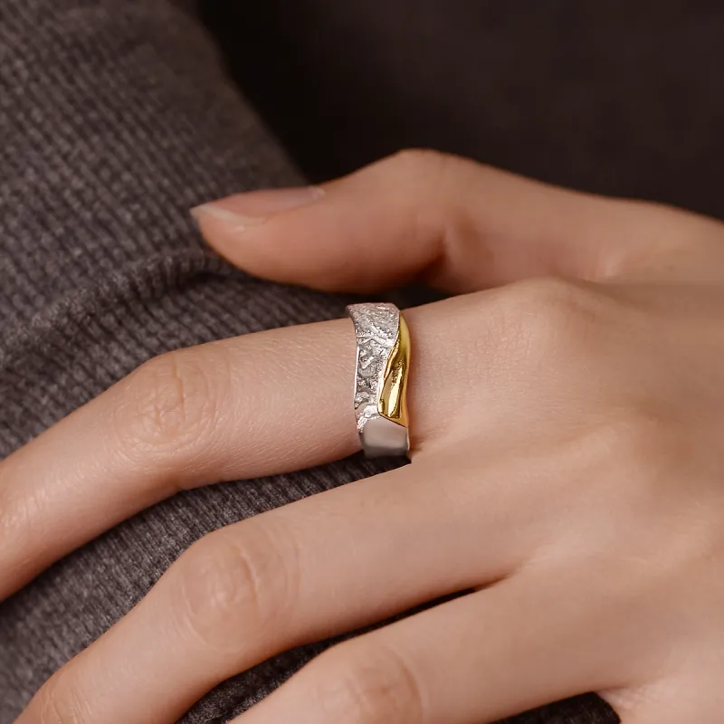 ACROWM S925 Silver Rings Unisex-5