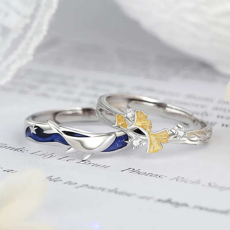 ACROWM S925 Silver Rings Unisex-12