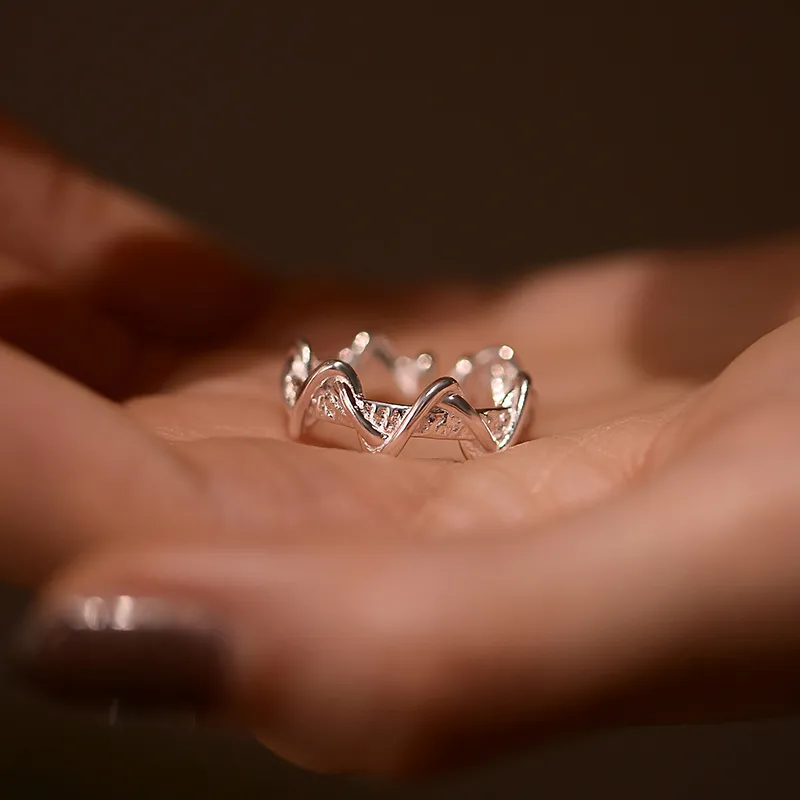 ACROWM S925 Silver Rings Unisex-5