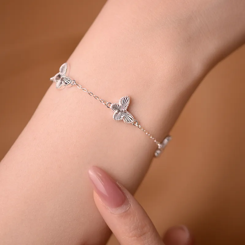 ACROWM 990 Silver Bracelets Women's-2