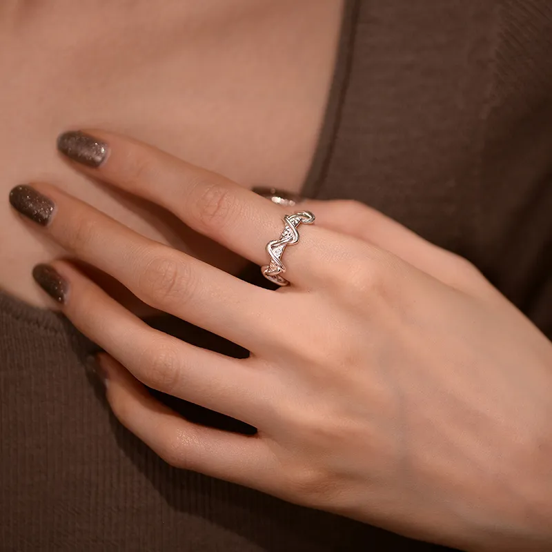 ACROWM S925 Silver Rings Unisex-1