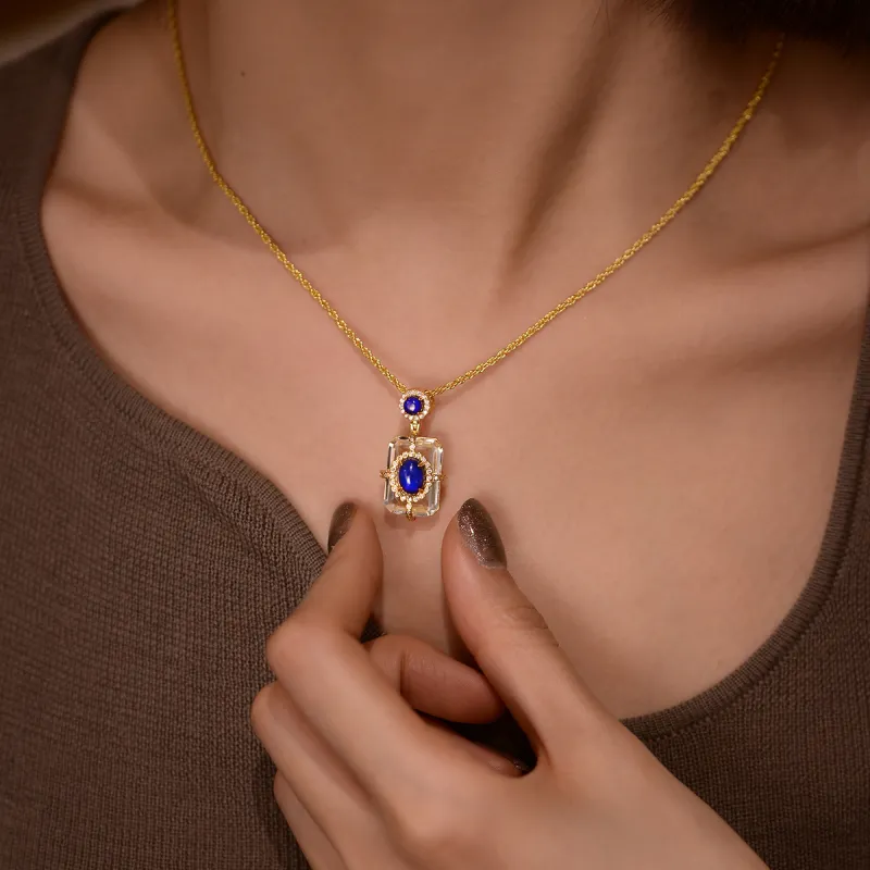ACROWM S925 Silver Necklaces Women's-5