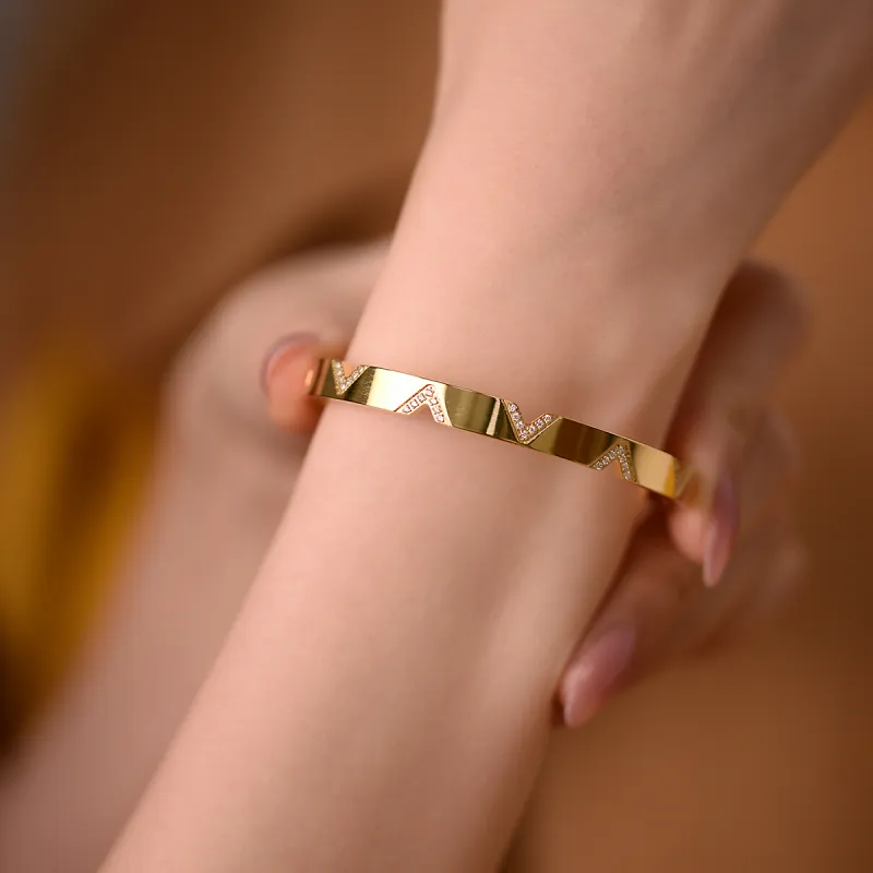 ACROWM Titanium Steel Bangles Unisex-7