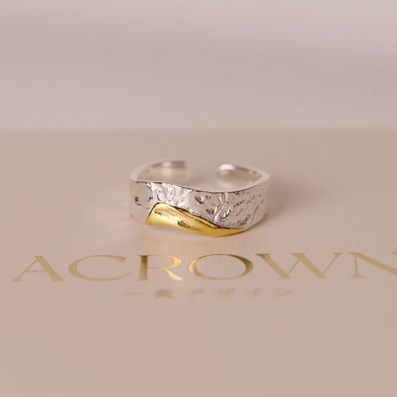 ACROWM S925 Silver Rings Unisex-1