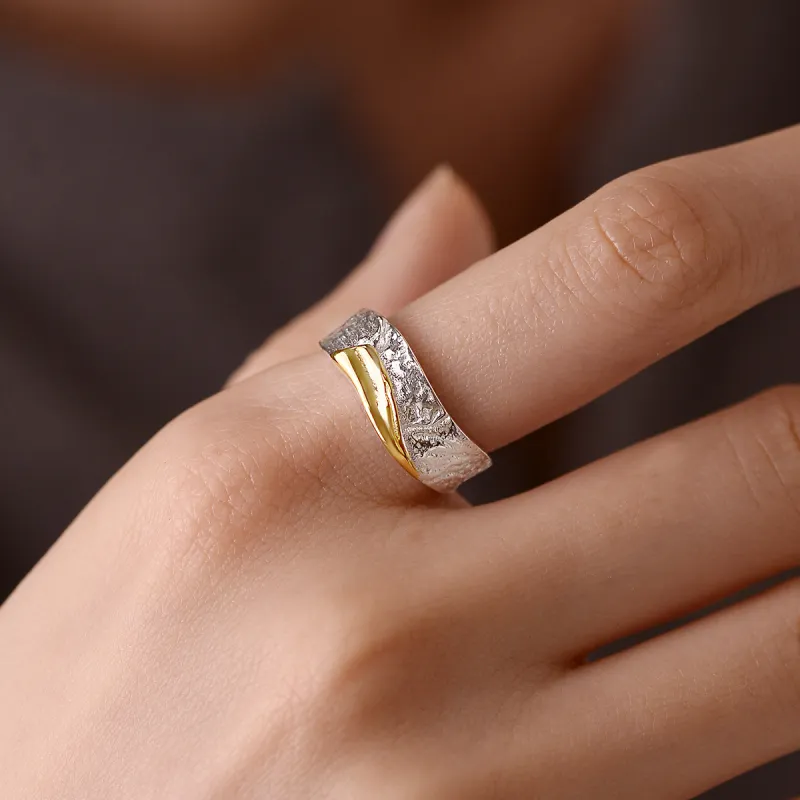 ACROWM S925 Silver Rings Unisex-4