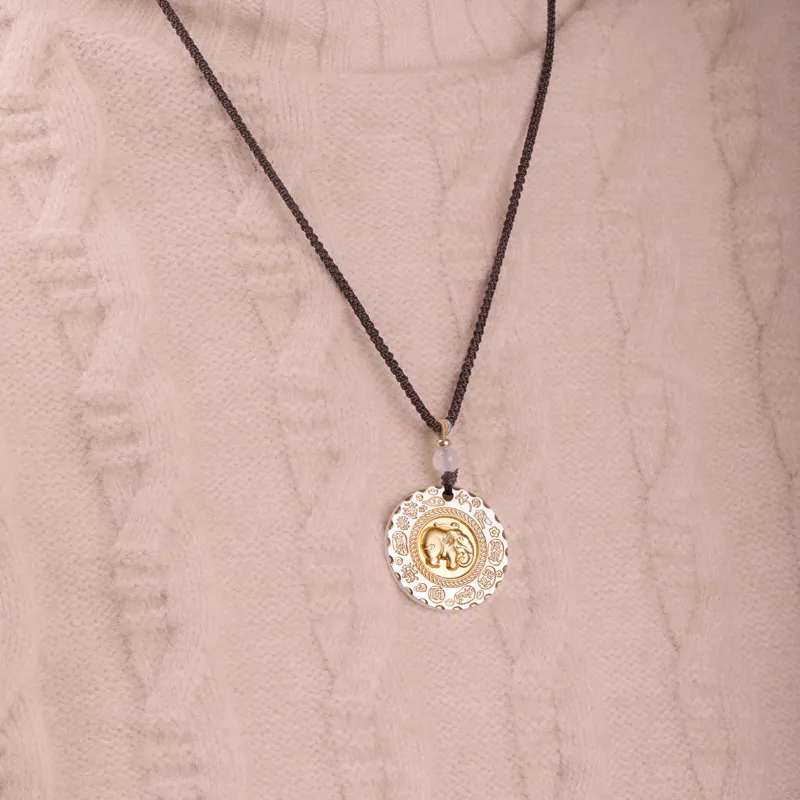 Xiaoyinjiang 999 Fine Silver Necklaces Women's-2