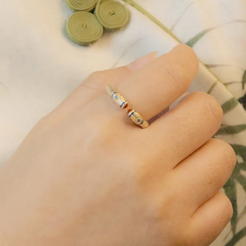 Xiaoyinjiang 999 Fine Silver Rings Women's-4