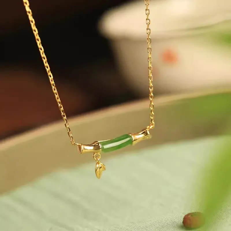 Xiaoyinjiang S925 Silver Hetian Jade Jasper Women's-5