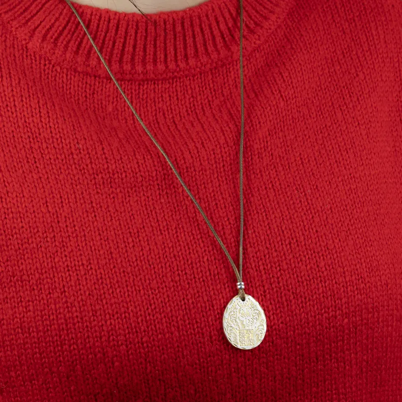 Xiaoyinjiang 999 Fine Silver Pendants Unisex-1