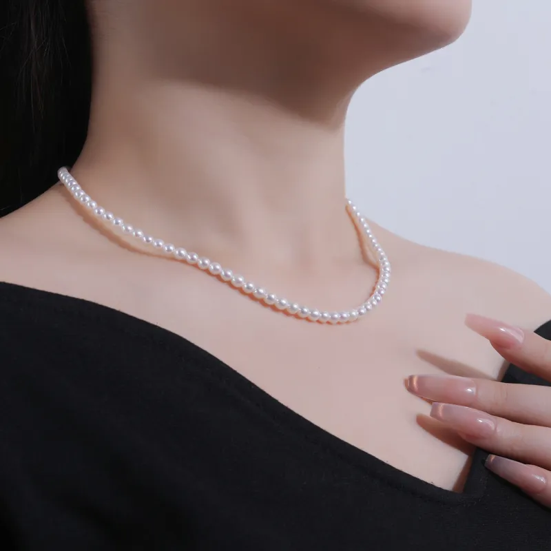 Xiaoyinjiang Pearl Necklaces Women's-3