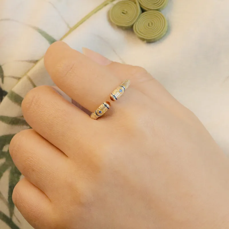 Xiaoyinjiang 999 Fine Silver Rings Women's-2