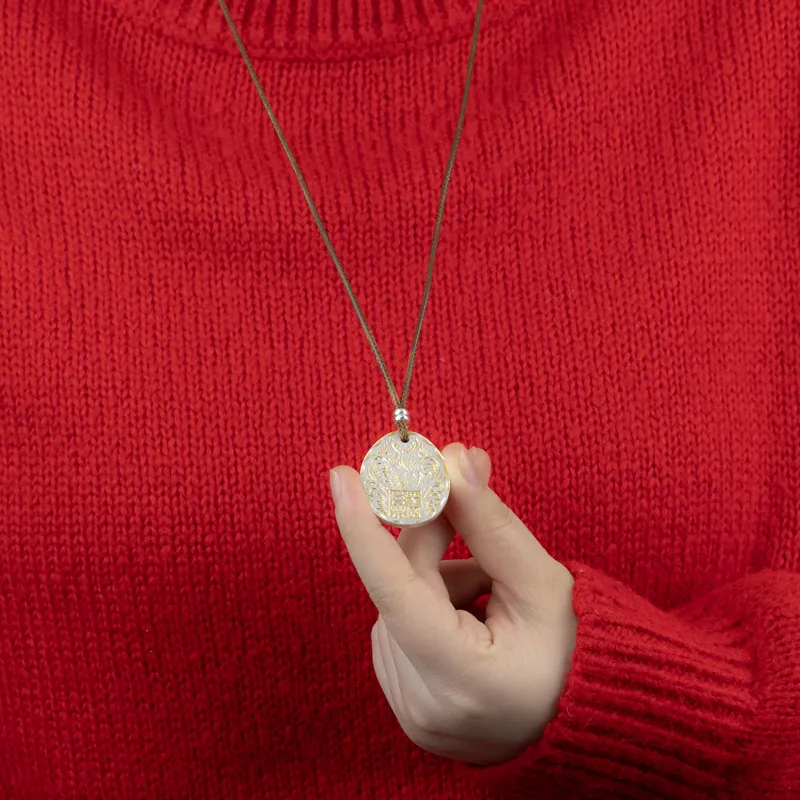 Xiaoyinjiang 999 Fine Silver Pendants Unisex-2