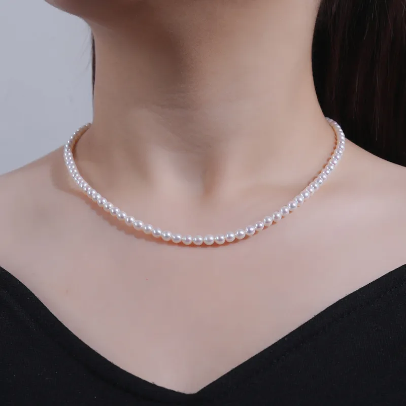 Xiaoyinjiang Pearl Necklaces Women's-2