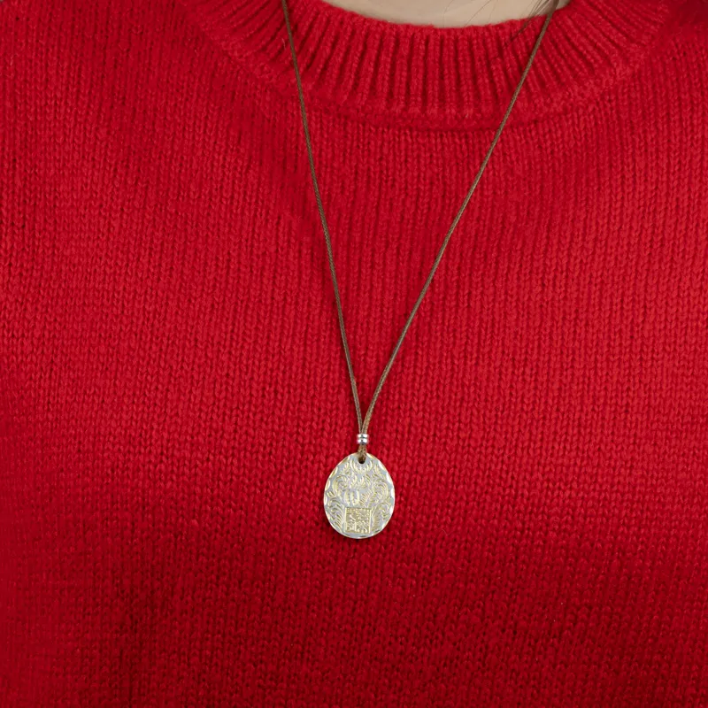 Xiaoyinjiang 999 Fine Silver Pendants Unisex-4