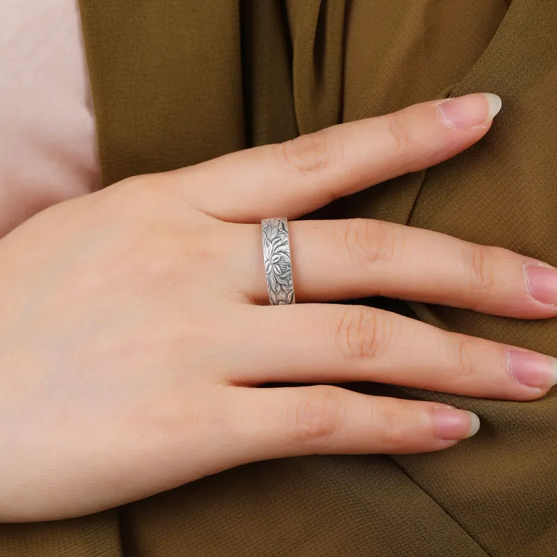 Xiaoyinjiang 999 Fine Silver Rings Women's-1