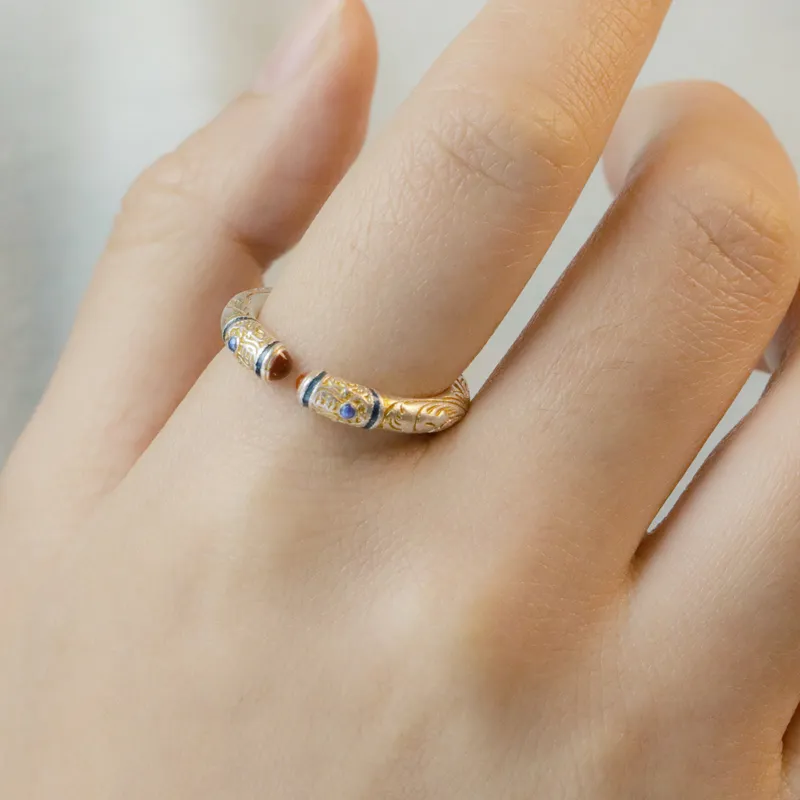 Xiaoyinjiang 999 Fine Silver Rings Women's-3