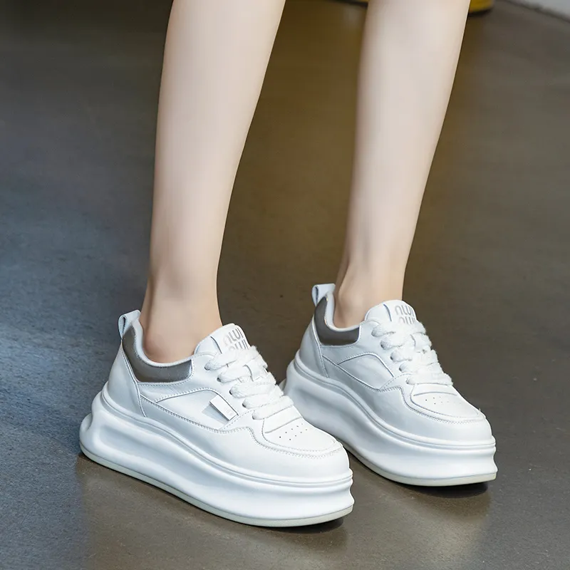 NRDROFFICIAL Height Increasing Lightweight Water-Resistant Slip-Resistant Low-Top Casual Shoes Women's-3