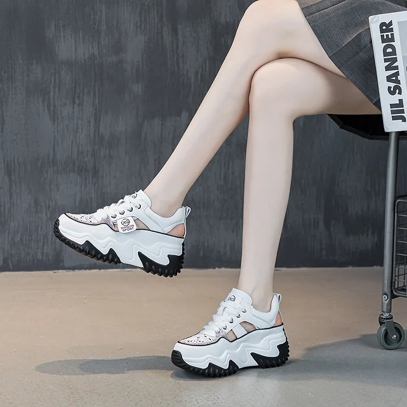 NRDROFFICIAL Low-Top Chunky Sneakers Women's-2
