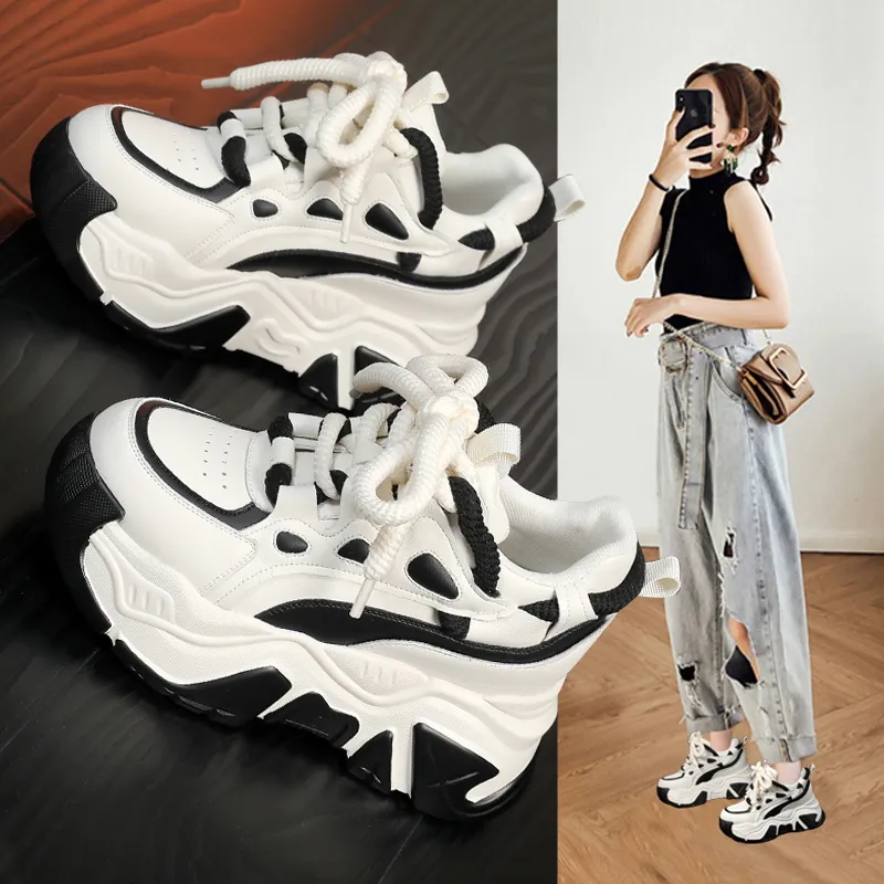 NRDROFFICIAL Lightweight Wear-Resistant And Slip-Resistant Low-Top Chunky Sneakers Women's-2