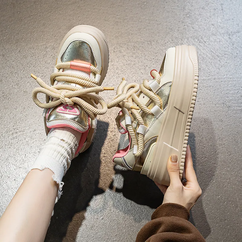 NRDROFFICIAL Cushioned Wear Resistant Water Resistant Slip Resistant Low Top Casual Shoes Women's-6