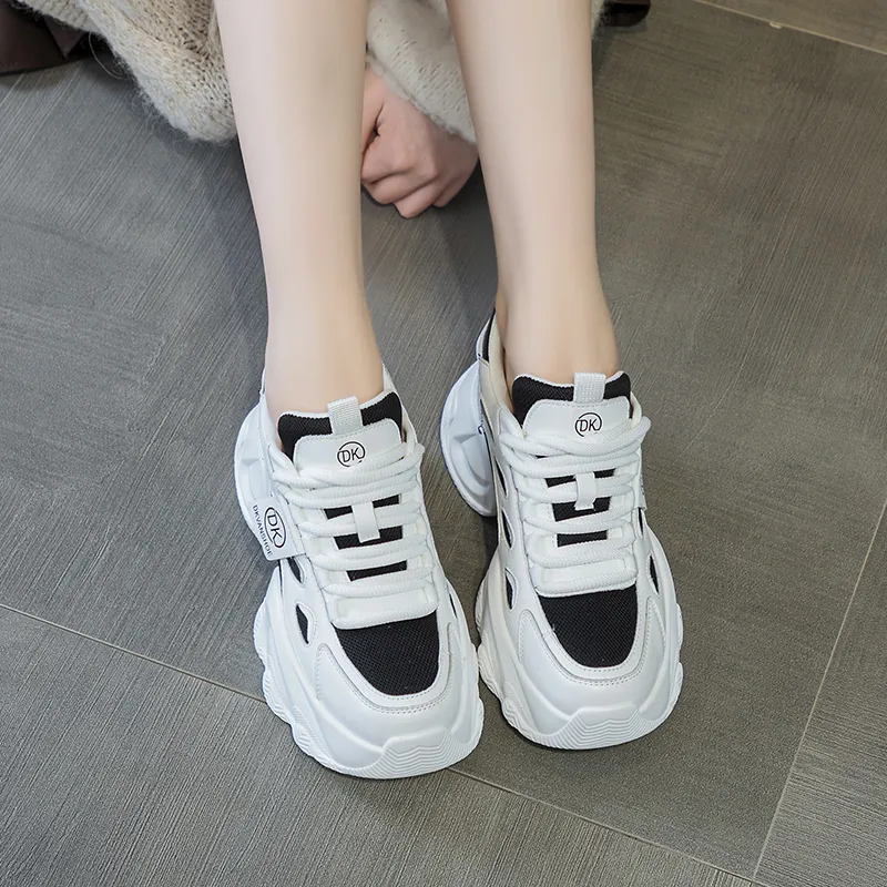 NRDROFFICIAL Anti-Slip And Wear-Resistant Lightweight Low-Top Chunky Sneakers Women's-9