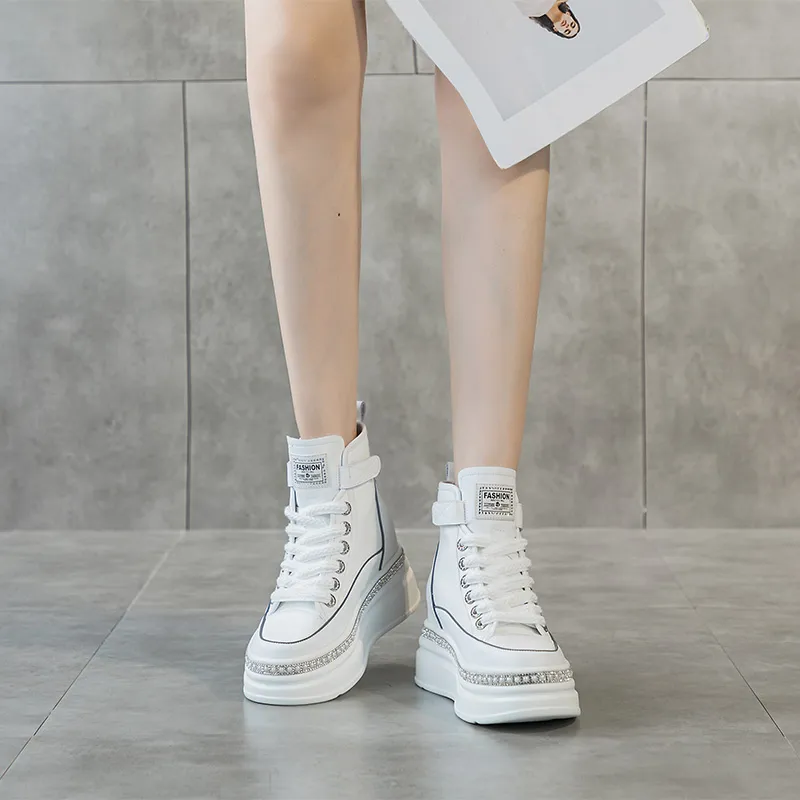 NRDROFFICIAL Cushioning Balance Wear-Resistant Lightweight Water-Resistant Slip-Resistant High-Top Casual Shoes Women's-1