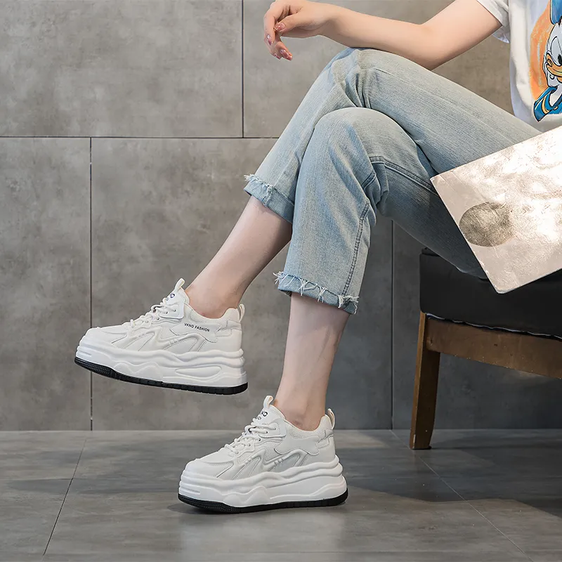NRDROFFICIAL Moisture-Wicking Wear-Resistant Lightweight Breathable Slip-Resistant Low-Top Skateboard Shoes Women's-2
