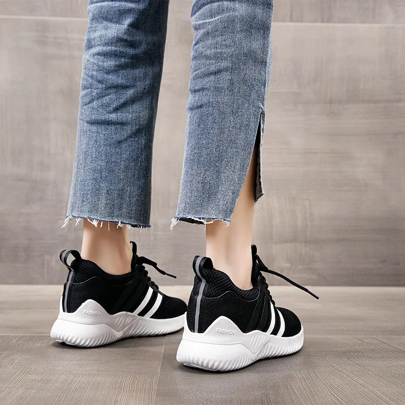 NRDROFFICIAL Durable Breathable Lightweight Low Top Chunky Sneakers 7cm Women's-6