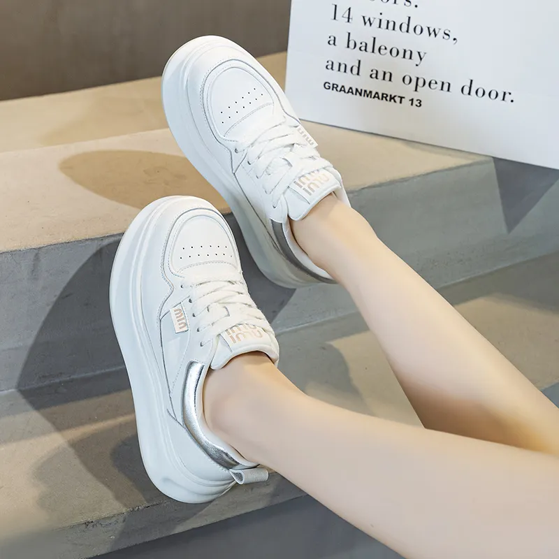 NRDROFFICIAL Height Increasing Lightweight Water-Resistant Slip-Resistant Low-Top Casual Shoes Women's-4