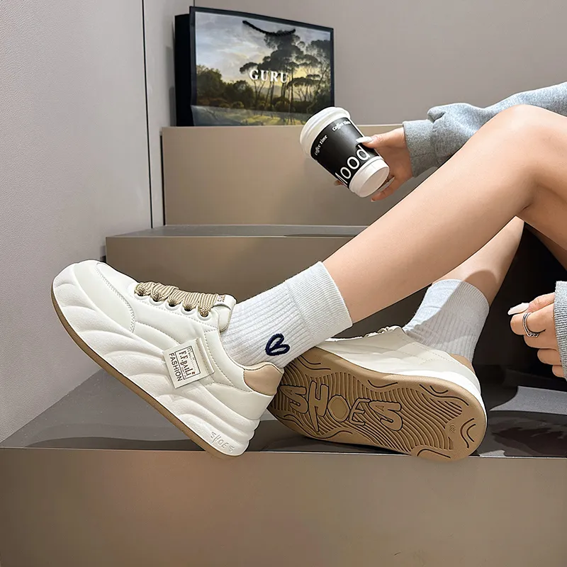 NRDROFFICIAL Cushioned Wear-Resistant Lightweight Water-Resistant Slip-Resistant Low-Top Skateboard Shoes Women's-9