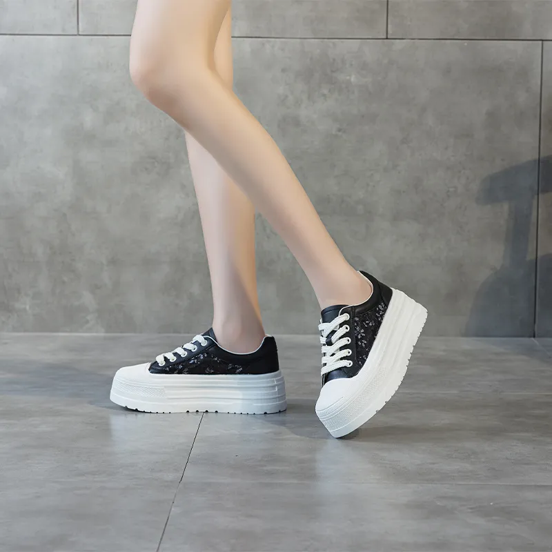 NRDROFFICIAL Slip Resistant, Abrasion Resistant, Breathable Low Top Skateboard Shoes Women's-6