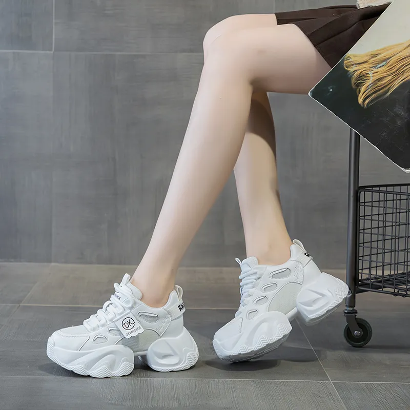 NRDROFFICIAL Anti-Slip And Wear-Resistant Lightweight Low-Top Chunky Sneakers Women's-15